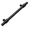 Gliderite Hardware 5-1/16 in. Center to Center Matte Black Barrel Ring Bar Pull - 4340-128-MB 4340-128-MB-1 - alternate 2